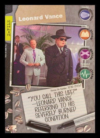 X-Files CCG | Leonard Vance XF96-0143v1  | The Nerd Merchant