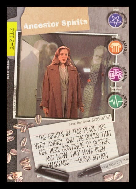 X-Files CCG | Ancestor Spirits XF96-0144v1  | The Nerd Merchant