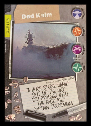 X-Files CCG | Dod Kalm XF96-0147v1  | The Nerd Merchant