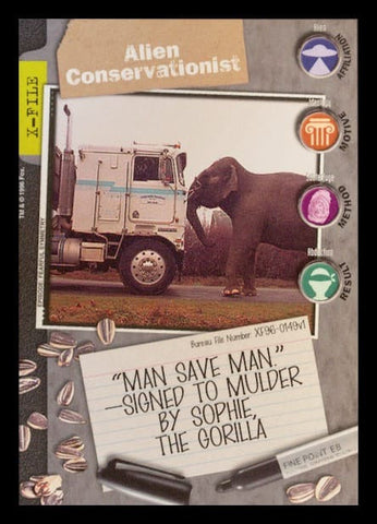 X-Files CCG | Alien Conservationist XF96-0149v1  | The Nerd Merchant
