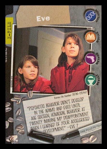 X-Files CCG | Eve XF96-0154v1  | The Nerd Merchant