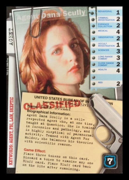 X-Files CCG | Agent Dana Scully XF96-0172v1  | The Nerd Merchant