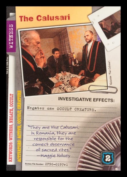 X-Files CCG | The Calusari XF96-0197v1  | The Nerd Merchant