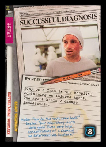 X-Files CCG | Successful Diagnosis XF96-0221v1  | The Nerd Merchant