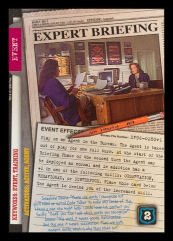 X-Files CCG | Expert Briefing XF96-0280v1  | The Nerd Merchant