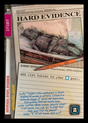 X-Files CCG | Hard Evidence XF96-0282v1  | The Nerd Merchant