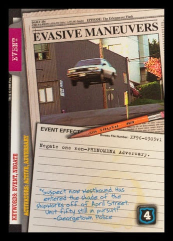 X-Files CCG | Evasive Maneuvers XF96-0303v1  | The Nerd Merchant