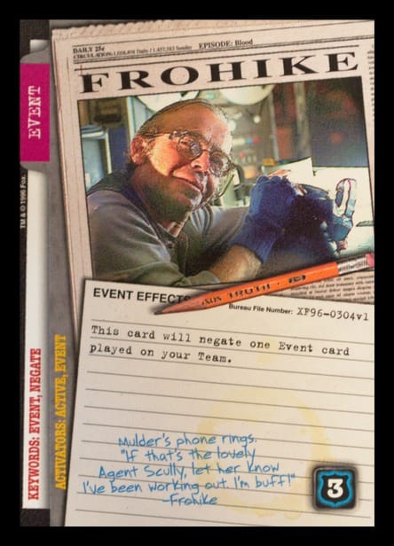 X-Files CCG | Frohike XF96-0304v1  | The Nerd Merchant