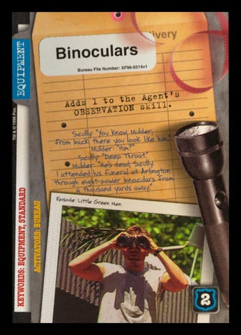 X-Files CCG | Binoculars XF96-0314v1  | The Nerd Merchant