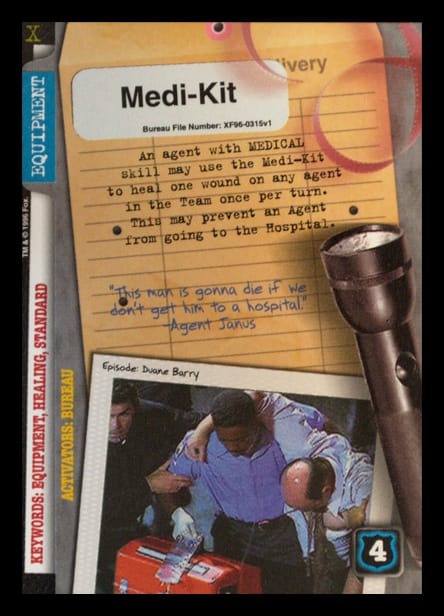 X-Files CCG | Medi-Kit XF96-0315v1  | The Nerd Merchant