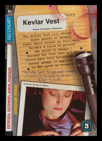 X-Files CCG | Kevlar Vest XF96-0316v1  | The Nerd Merchant
