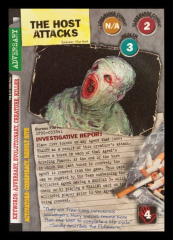 X-Files CCG | The Host Attacks XF96-0338v1  | The Nerd Merchant