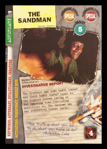 X-Files CCG | The Sandman XF96-0341v1  | The Nerd Merchant