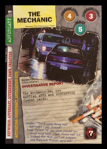 X-Files CCG | The Mechanic XF96-0345v1  | The Nerd Merchant