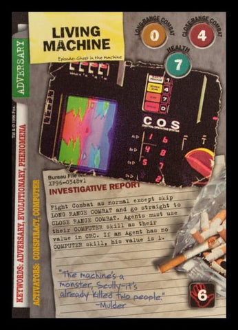 X-Files CCG | Living Machine XF96-0348v1  | The Nerd Merchant