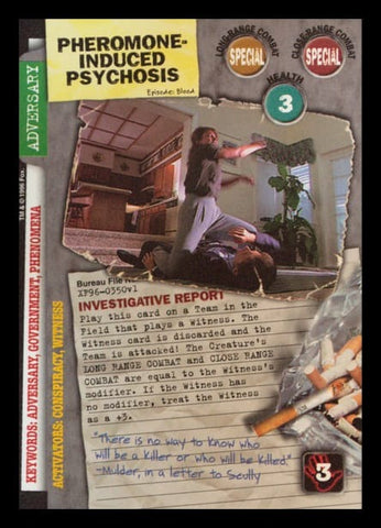 X-Files CCG | Pheromone-Induced Psychosis XF96-0350v1  | The Nerd Merchant