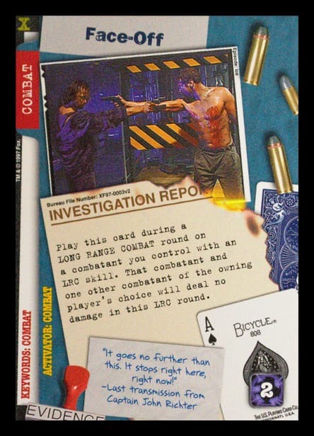 X-Files CCG | Face-Off XF97-0003v2  | The Nerd Merchant