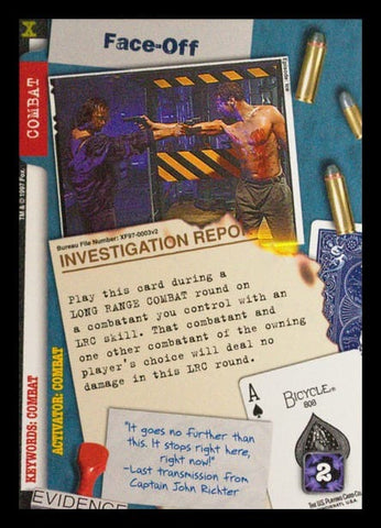 X-Files CCG | Face-Off XF97-0003v2  | The Nerd Merchant