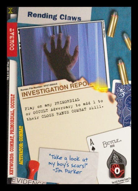X-Files CCG | Rending Claws XF97-0004v2  | The Nerd Merchant