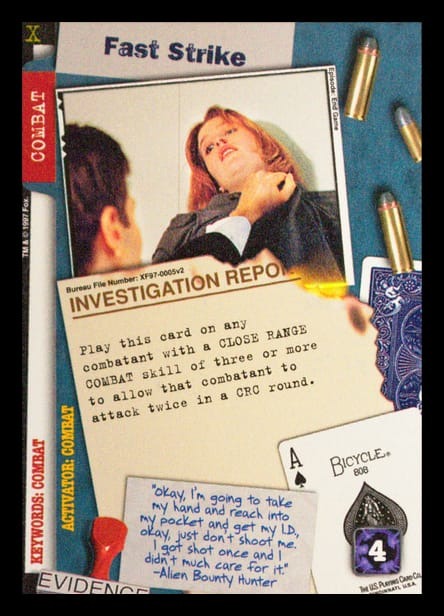 X-Files CCG | Fast Strike XF97-0005v2  | The Nerd Merchant