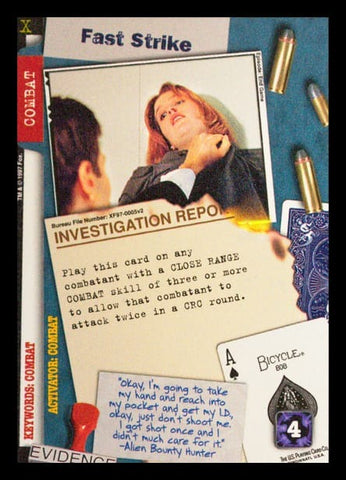 X-Files CCG | Fast Strike XF97-0005v2  | The Nerd Merchant