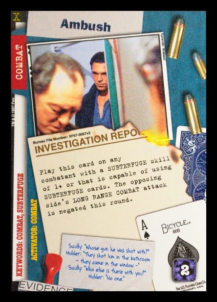 X-Files CCG | Ambush XF97-0007v2  | The Nerd Merchant