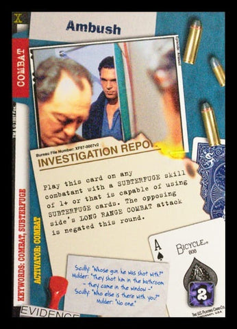 X-Files CCG | Ambush XF97-0007v2  | The Nerd Merchant