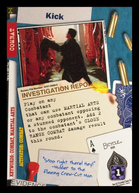 X-Files CCG | Kick XF97-0008v2  | The Nerd Merchant