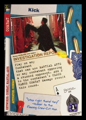 X-Files CCG | Kick XF97-0008v2  | The Nerd Merchant