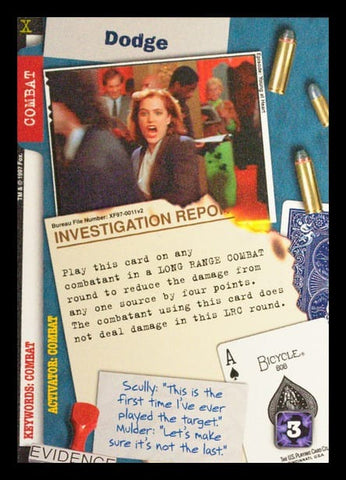 X-Files CCG | Dodge XF97-0011v2  | The Nerd Merchant