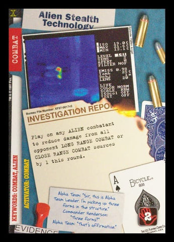 X-Files CCG | Alien Stealth Technology XF97-0017v2  | The Nerd Merchant