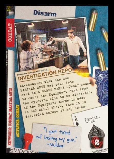 X-Files CCG | Disarm XF97-0021v2  | The Nerd Merchant