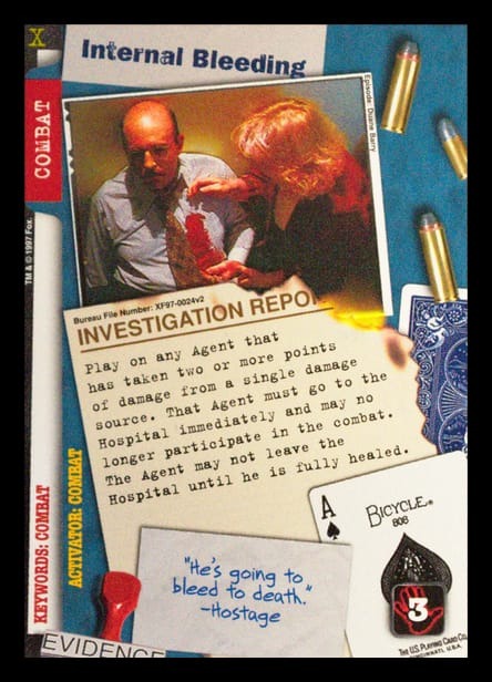 X-Files CCG | Internal Bleeding XF97-0024v2  | The Nerd Merchant