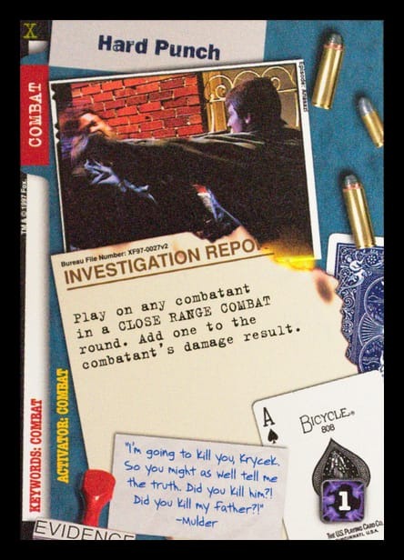 X-Files CCG | Hard Punch XF97-0027v2  | The Nerd Merchant