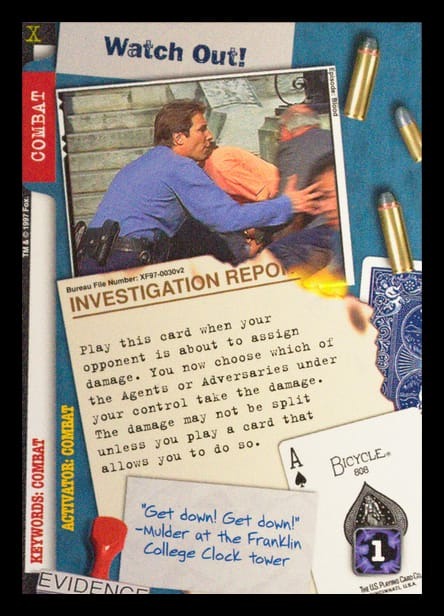 X-Files CCG | Watch Out! XF97-0030v2  | The Nerd Merchant