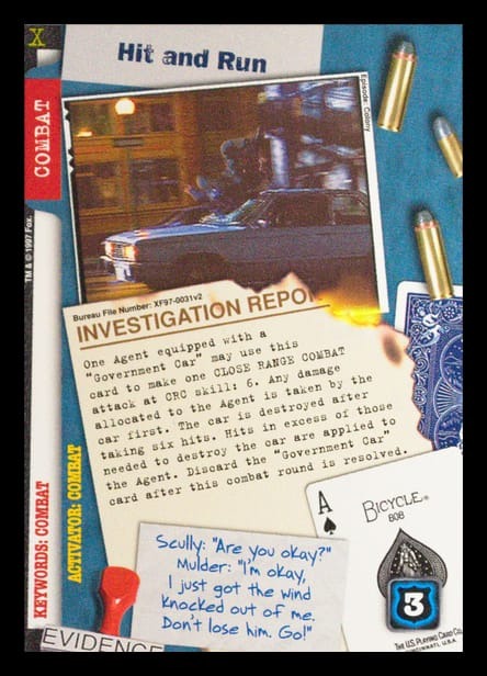 X-Files CCG | Hit and Run XF97-0031v2  | The Nerd Merchant