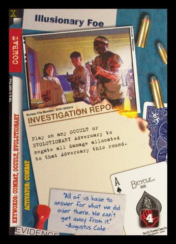 X-Files CCG | Illusionary Foe XF97-0033v2  | The Nerd Merchant