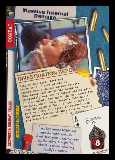 X-Files CCG | Massive Internal Damage XF97-0037v2  | The Nerd Merchant