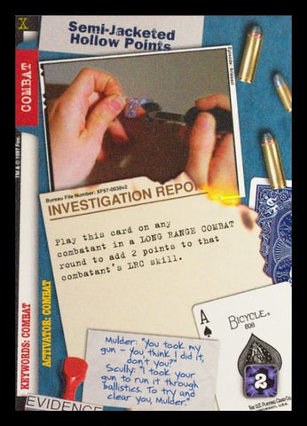 X-Files CCG | Semi-Jacketed Hollow Points XF97-0038v2  | The Nerd Merchant
