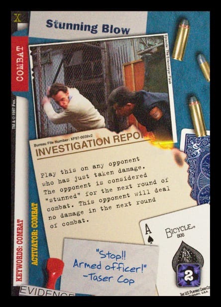 X-Files CCG | Stunning Blow XF97-0039v2  | The Nerd Merchant
