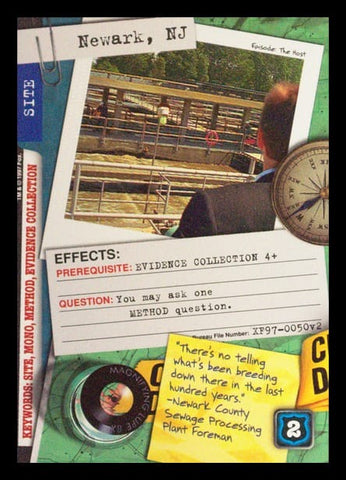 X-Files CCG | Newark, NJ XF97-0050v2  | The Nerd Merchant