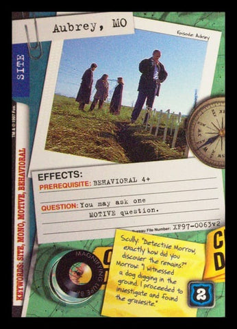 X-Files CCG | Aubrey, MO XF97-0063v2  | The Nerd Merchant