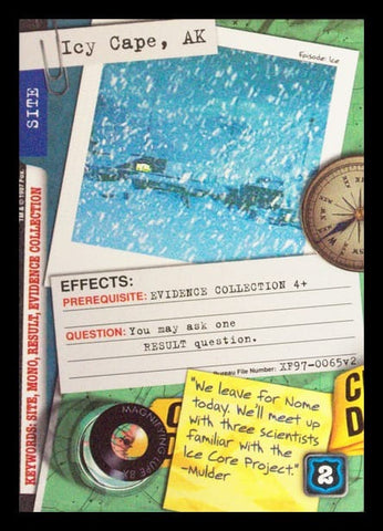 X-Files CCG | Icy Cape, Alaska XF97-0065v2  | The Nerd Merchant
