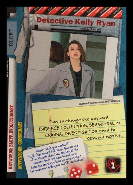 X-Files CCG | Detective Kelly Ryan XF97-0087v2  | The Nerd Merchant