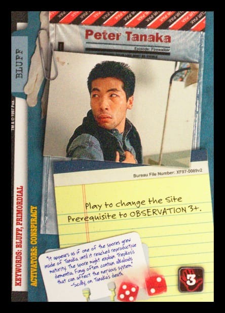 X-Files CCG | Peter Tanaka XF97-0089v2  | The Nerd Merchant