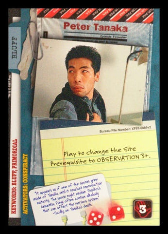 X-Files CCG | Peter Tanaka XF97-0089v2  | The Nerd Merchant