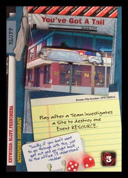 X-Files CCG | You€™ve Got A Tail XF97-0095v2  | The Nerd Merchant
