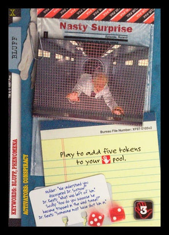 X-Files CCG | Nasty Surprise XF97-0105v2  | The Nerd Merchant