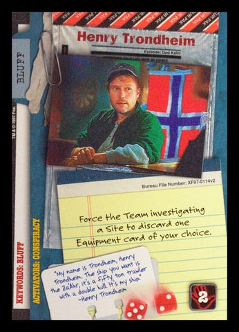 X-Files CCG | Henry Trondheim XF97-0114v2  | The Nerd Merchant