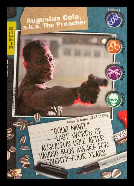 X-Files CCG | Augustus Cole, A.K.A. The Preacher XF97-0120v2  | The Nerd Merchant